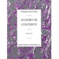 Granados Allegro de Concierto for Piano Solo
