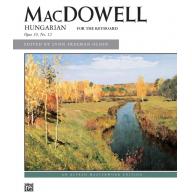 MacDowell Hungarian, Opus 39, No. 12 for Piano