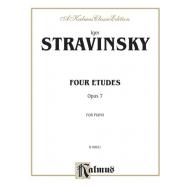 Stravinsky Four Etudes, Opus 7 for Piano