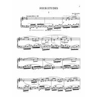 Stravinsky Four Etudes, Opus 7 for Piano