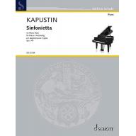 Kapustin Sinfonietta Op. 49 for Piano Duet (1 Piano, 4 Hands)