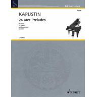 Kapustin 24 Jazz Preludes Op. 53 for Piano