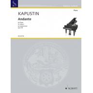 Kapustin Andante Op. 58 for Piano