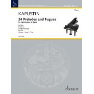 Kapustin 24 Preludes and Fugues Op. 82 <Volume 1> for Piano