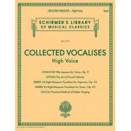 Collected Vocalises: High Voice - Concone, Lutgen, Sieber, Vaccai