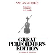 Nathan Milstein Paganiniana Variations for Violin ...