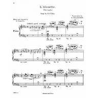 Balakirev L'Alouette (The Lark) for Piano Solo