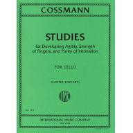 *Cossmann Studies for Developing Agility, Strength of Fingers,and Purity of Intonation for Cello Solo