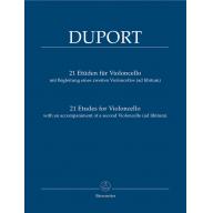 Duport 21 Etudes for Cello