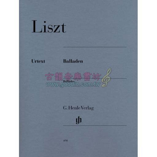 Liszt Ballades for Piano Solo