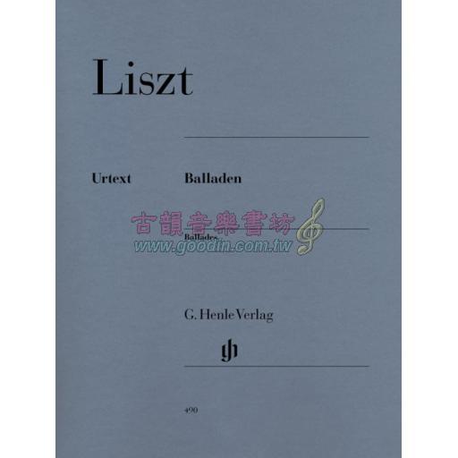 Liszt Ballades for Piano Solo