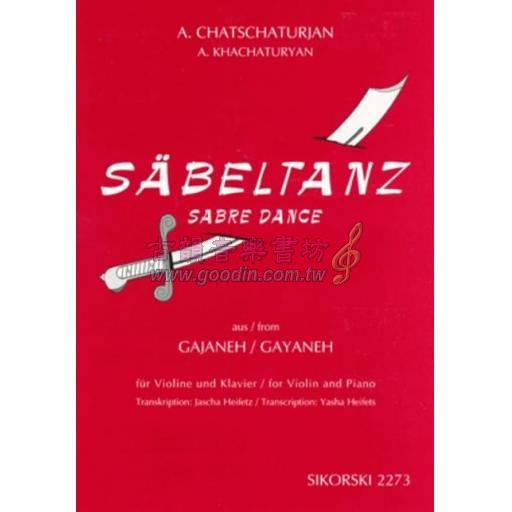 Khachaturian Sabeltanz sabre dance for Violin