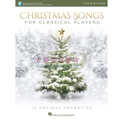 Christmas Songs for Classical Players for Flute and Piano