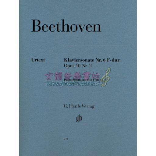 Beethoven Sonata No. 6 in F major Op. 10 No. 2 for Piano Solo