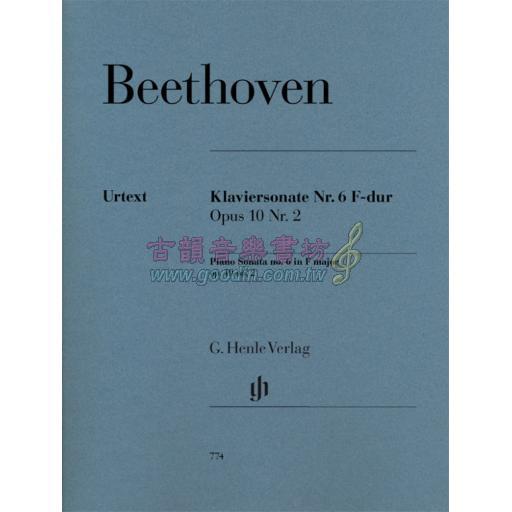 Beethoven Sonata No. 6 in F major Op. 10 No. 2 for Piano Solo