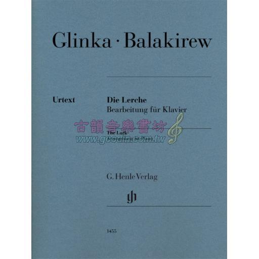 Balakirev The Lark (Mikhail Glinka) for Piano Solo