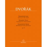 Dvorák Romantic Pieces Op.75 for Viola and Piano
