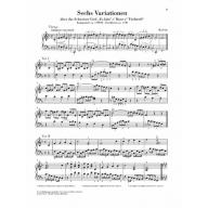 Beethoven Three Variation Variation Works WoO 70, 64, 77 for Piano Solo