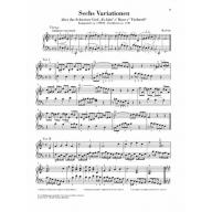 Beethoven Three Variation Variation Works WoO 70, 64, 77 for Piano Solo <售缺>