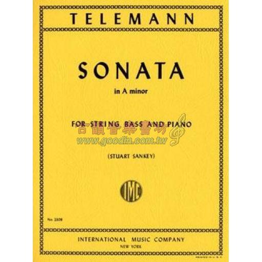 Telemann Sonata in A minor for String Bass and Piano