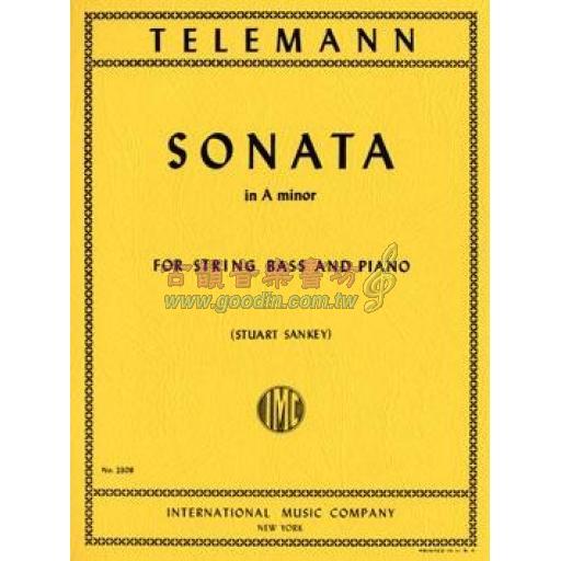 Telemann Sonata in A minor for String Bass and Piano