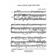 Jascha Heifetz - Jeanie With the Light Brown Hair for Violin and Piano