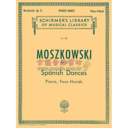 Moszkowski Spanish Dances OP.12 for 1 Piano, 4 Hands