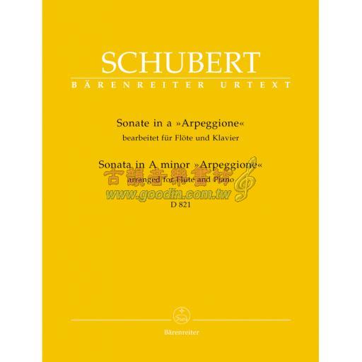 Schubert Sonate in A minor D 821 "Arpeggione" for Flute and Piano