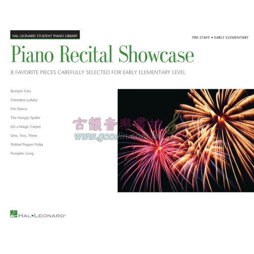 Piano Recital Showcase - Pre-staff
