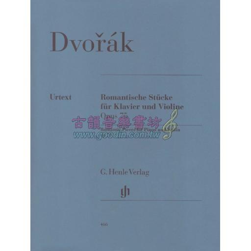 Dvorák Romantic Pieces op. 75 for Piano and Violin