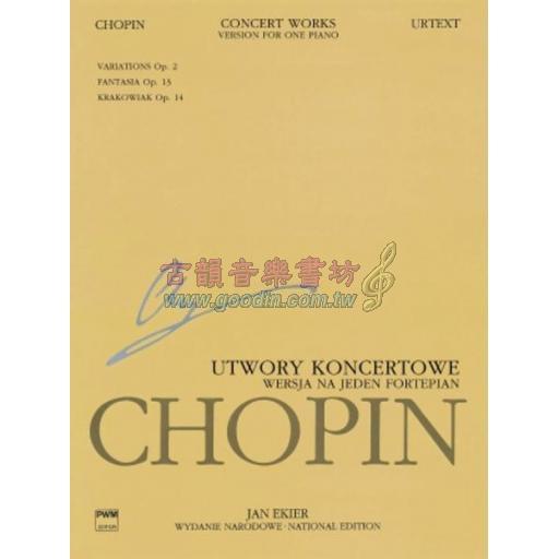 【波蘭國家版】Chopin Concert Works (Version for One Piano)
