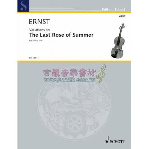 Ernst The Last Rose of Summer for Violin