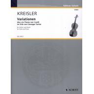 Kreisler Variations of the theme by Corelli F majo...