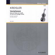 Kreisler Variations of the theme by Corelli F major in the style of Giuseppe Tartini