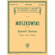 Moszkowski Spanish Dances OP.12 for 1 Piano, 4 Han...