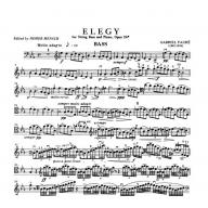 Faure Elegy Op.24 for String Bass and Piano