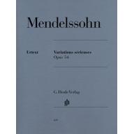 .Mendelssohn Variations sérieuses Op. 54 for Piano...