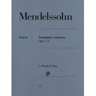 Mendelssohn Variations sérieuses Op. 54 for Piano Solo