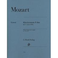 Mozart Sonata in F major K.533/494 for Piano Solo
