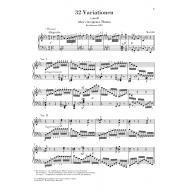 Beethoven 32 Variations in C minor WoO 80 for Piano Solo