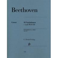Beethoven 32 Variations in C minor WoO 80 for Piano Solo