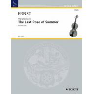 Ernst The Last Rose of Summer for Violin