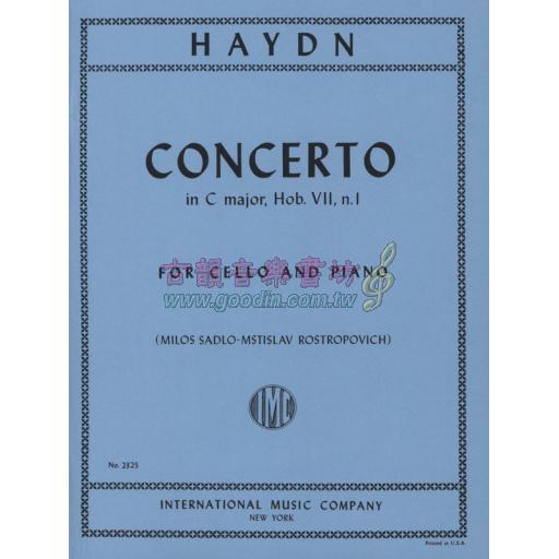 *Haydn Concerto in C major, Hob. VIIb: No. 1 for Cello and Piano