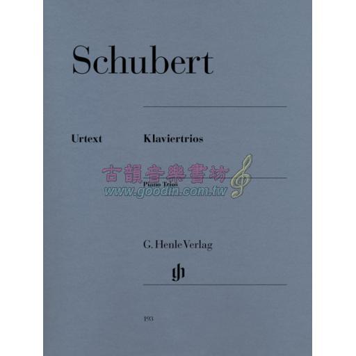 Schubert Piano Trios (for Piano, Violin and Cello)