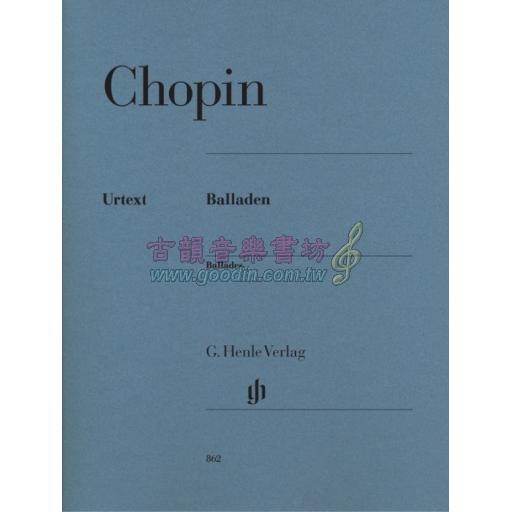 Chopin Ballades for Piano Solo