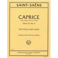 *Saint-Saëns Caprice Op.52 No.6 for Violin and Piano