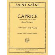 Saint-Saëns Caprice Op.52 No.6 for Violin and Piano