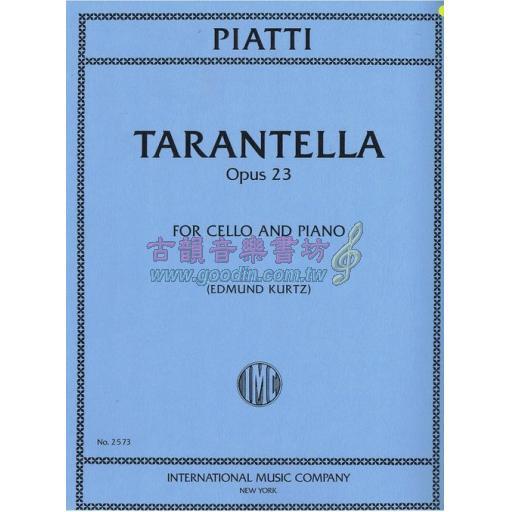 *Piatti Tarantella Op.23 for Cello and Piano