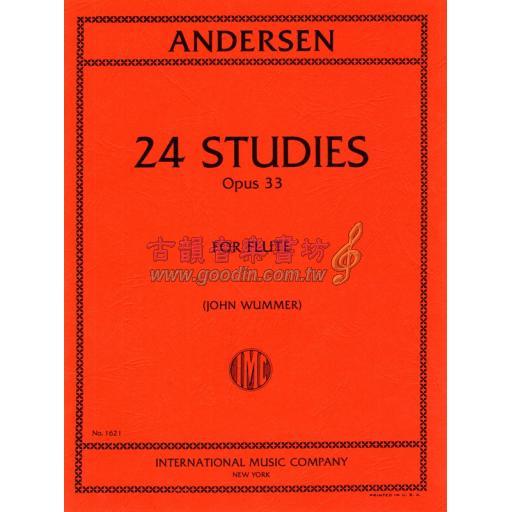 *Andersen 24 Studies Op.33 for Flute Solo