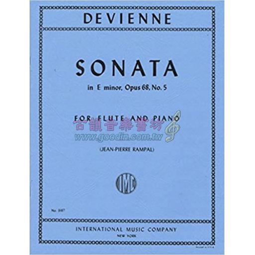 Devienne Sonata in E minor Op.68 No.5 for Flute and Piano